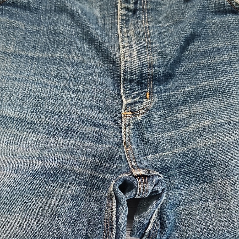 Carhartt 40x32 Blue Straight-Leg Jeans with Classic Fading - Picture 8 of 16